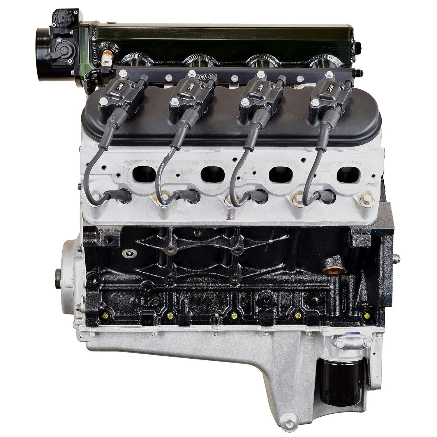 ATK High Performance Chevy LQ4 6.0L 460 HP Long Block Crate Engine HP93C-EFI with forged internals and EFI-ready setup