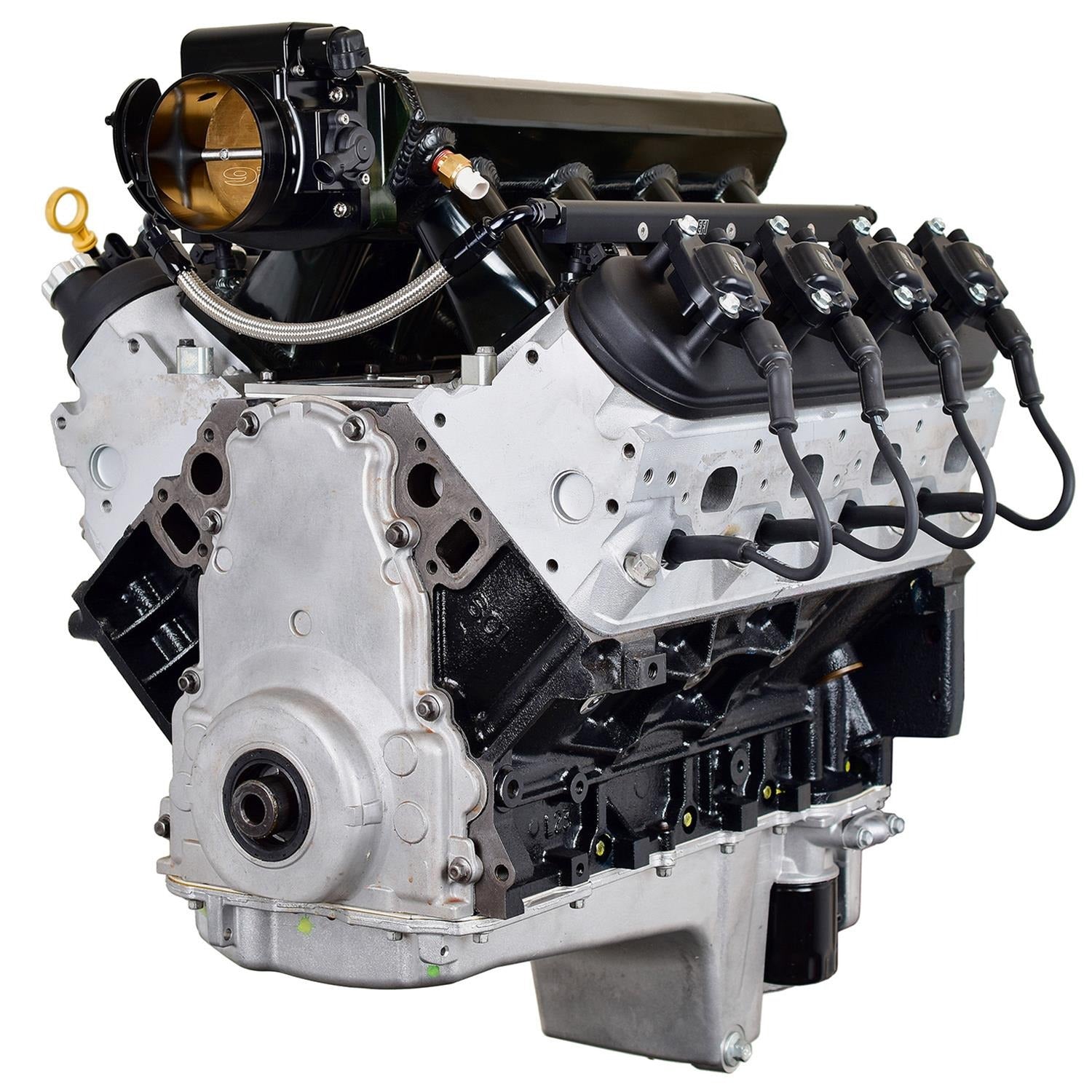ATK High Performance Chevy LQ4 6.0L 460 HP Long Block Crate Engine HP93C-EFI with forged internals and EFI-ready setup