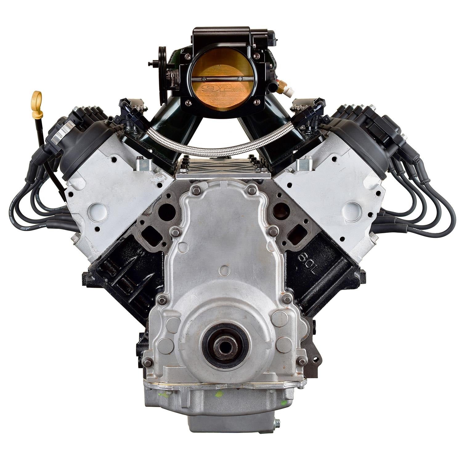 ATK High Performance Chevy LQ4 6.0L 460 HP Long Block Crate Engine HP93C-EFI with forged internals and EFI-ready setup