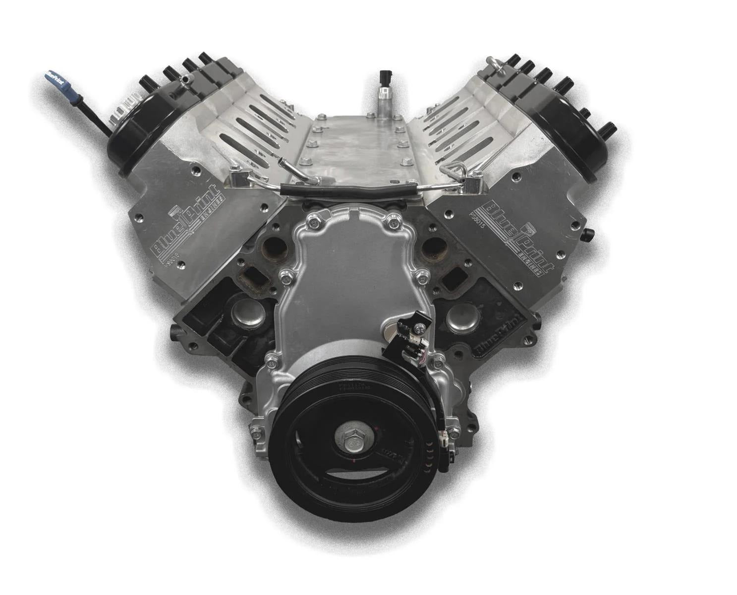 BluePrint Engines Pro Series Chevy LS 376 C.I.D. 530 HP Long Block Crate Engine PSLS37630CT
