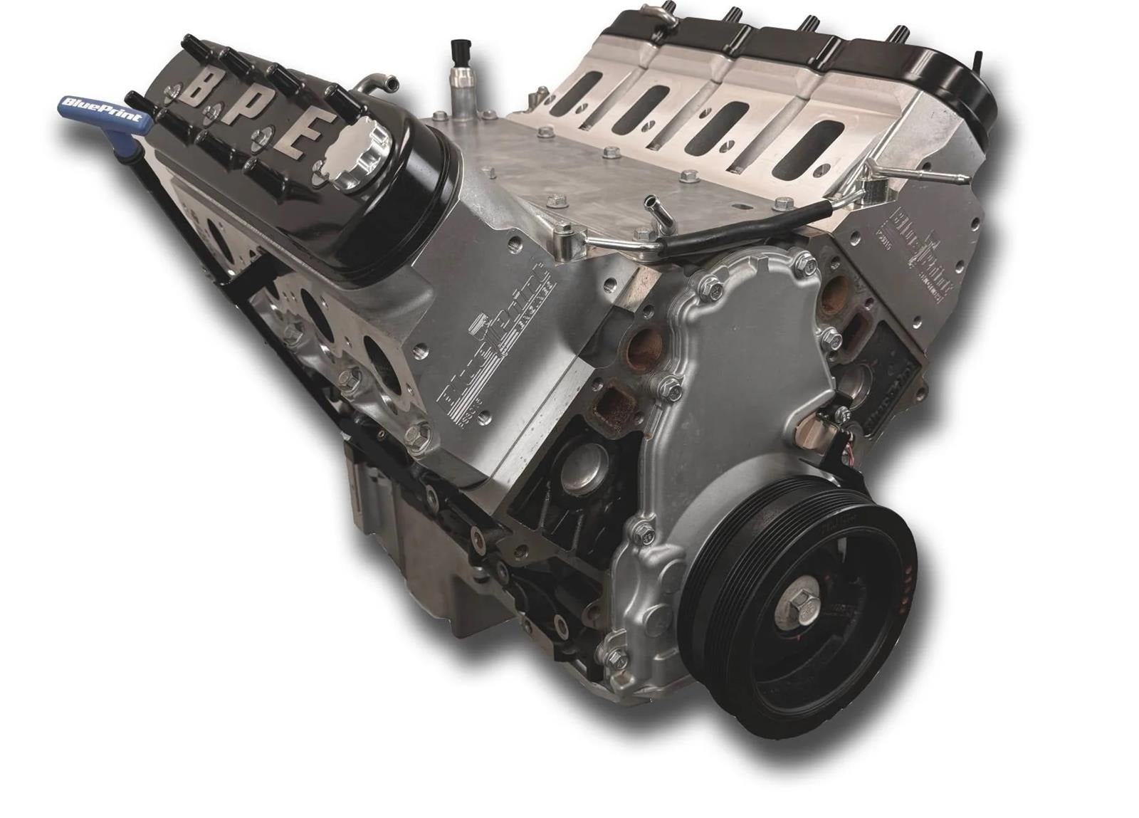 BluePrint Engines Pro Series Chevy LS 376 C.I.D. 530 HP Long Block Crate Engine PSLS37630CT
