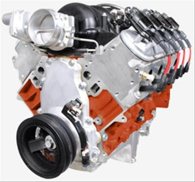 BluePrint Engines Pro Series Chevy LS 427 C.I.D. 625HP EFI Retrofit Dressed Long Block Crate Engine PSLS4272CTF with high-performance components for racing and street applications