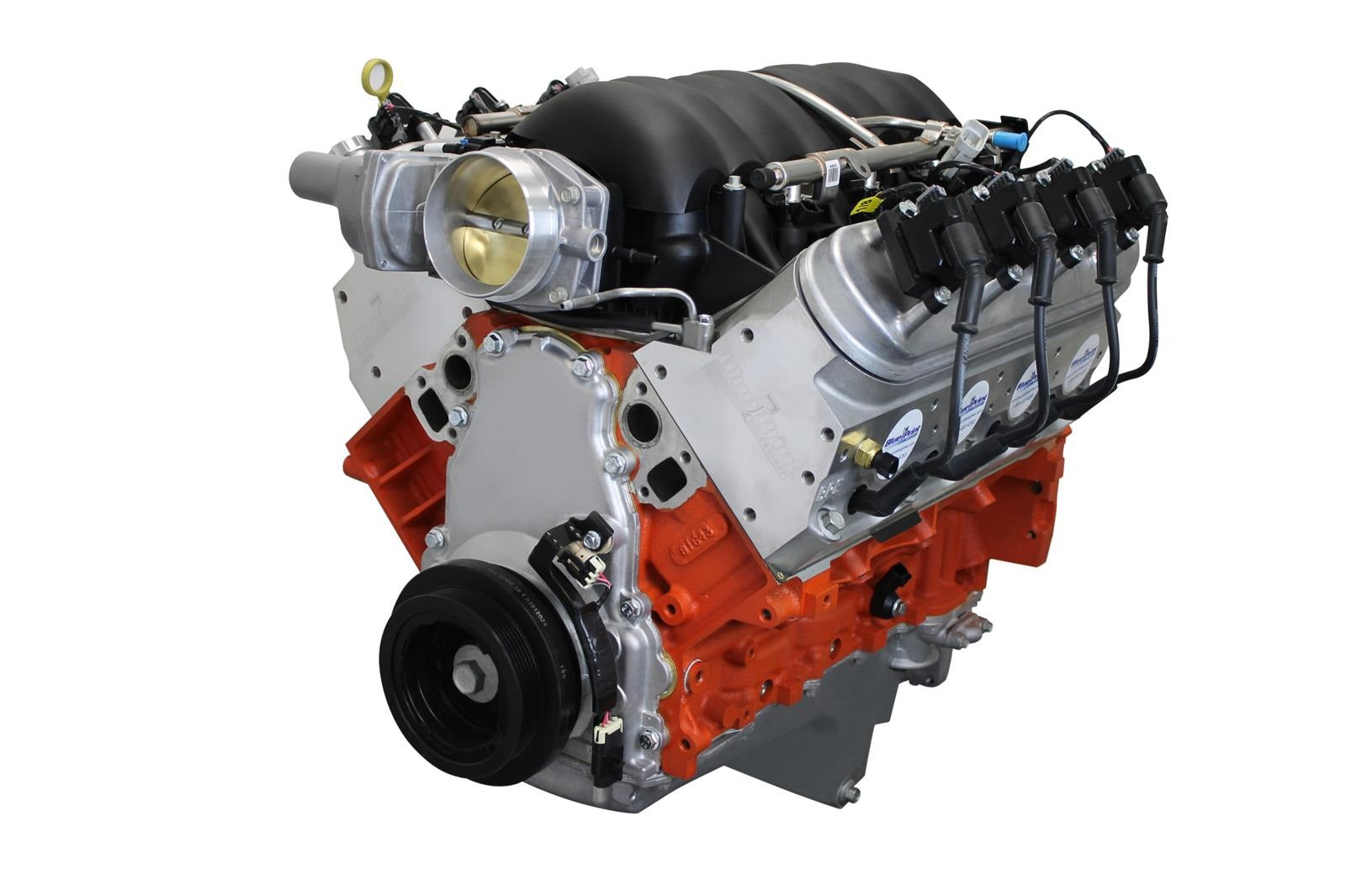 BluePrint Engines Pro Series Chevy LS 427 C.I.D. 625HP EFI Retrofit Dressed Long Block Crate Engine PSLS4272CTF with high-performance components for racing and street applications