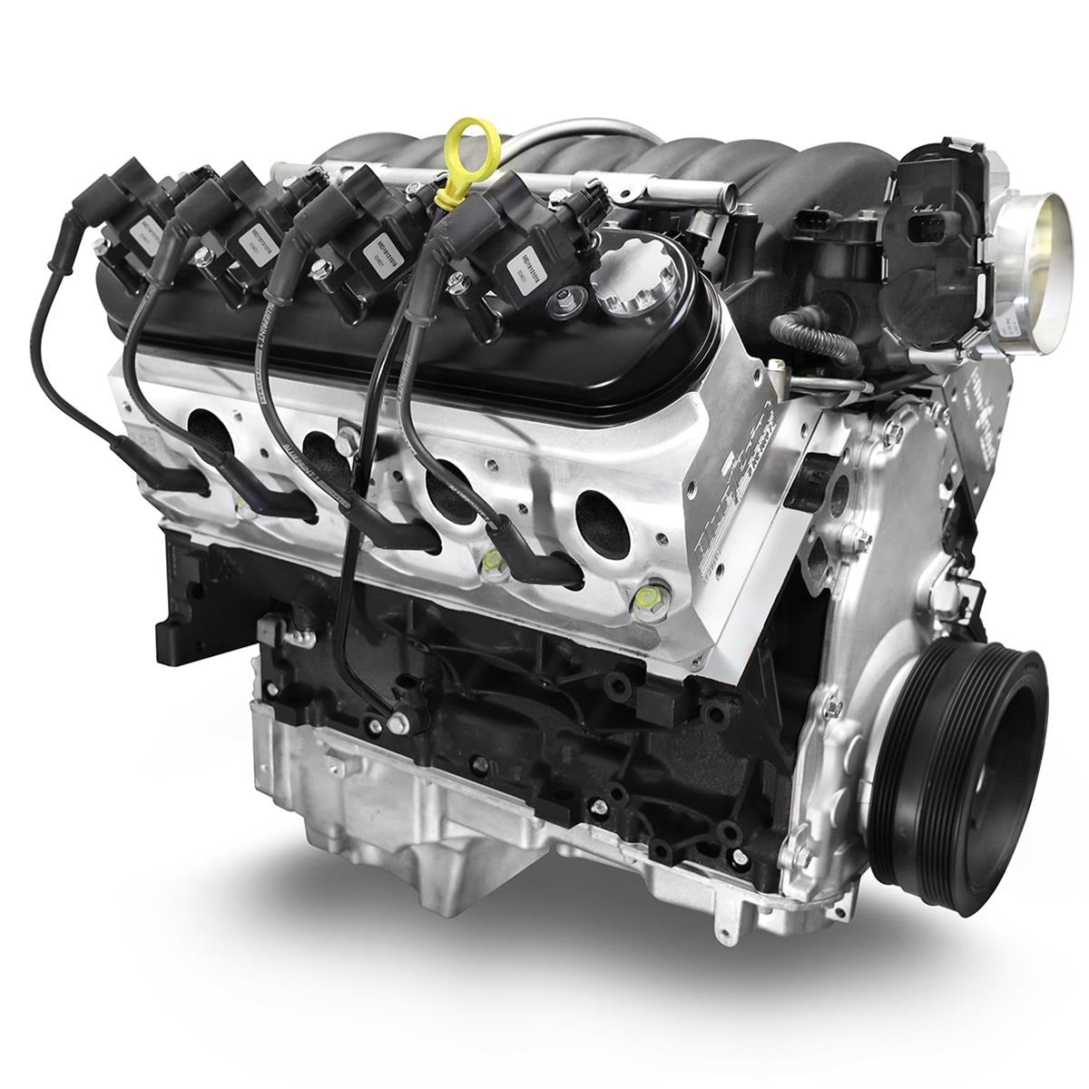 BluePrint Engines Pro Series Chevy LS 427 C.I.D. 605 HP EFI Base Dressed Long Block Crate Engine PSLS4273CTF, high-performance LS V8 engine, base dressed crate motor, EFI ready, 605 horsepower, Chevrolet performance engine.