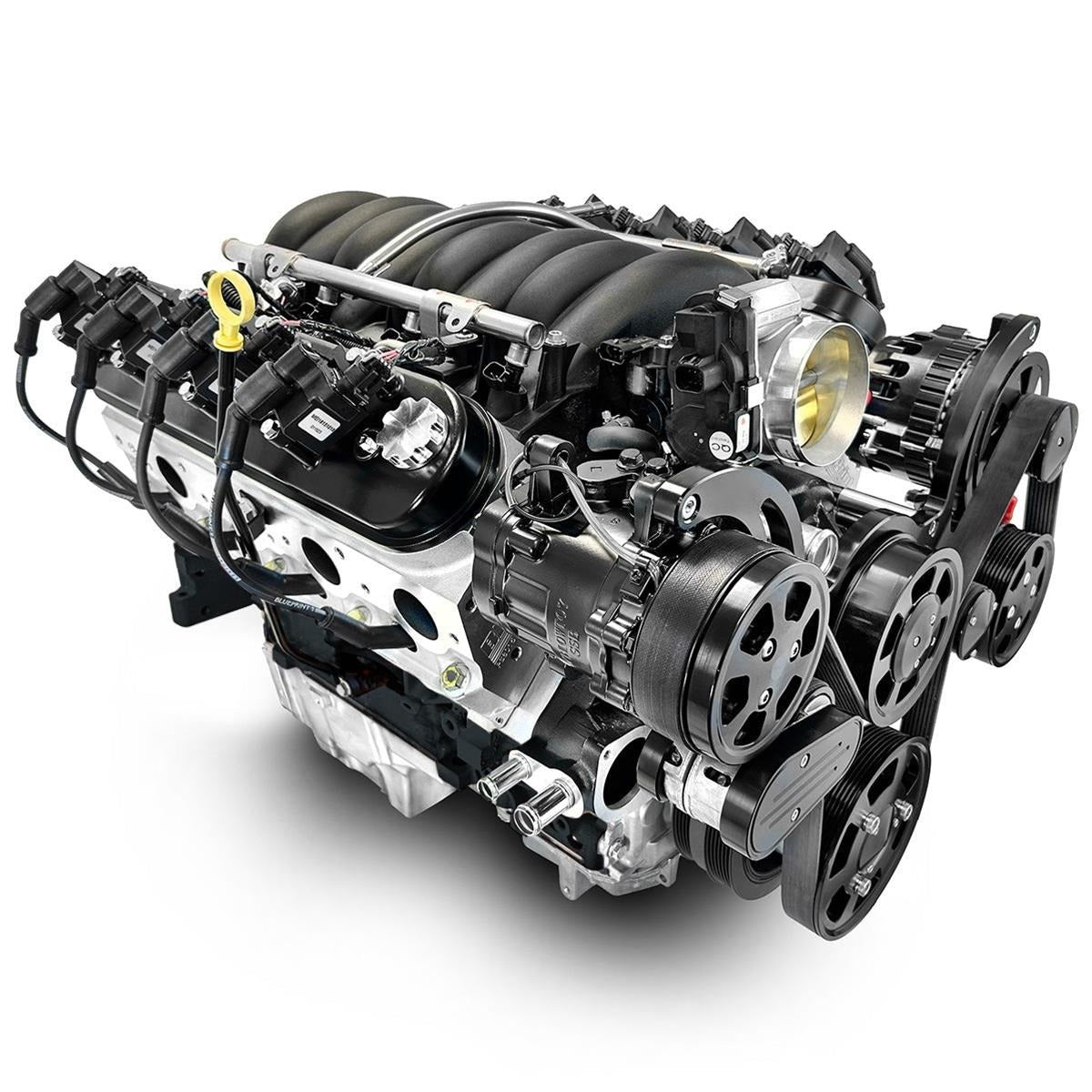 BluePrint Engines Pro Series Chevy LS 376 C.I.D. 530 HP EFI Base Dressed Long Block Crate Engine PSLS3763CTFKB