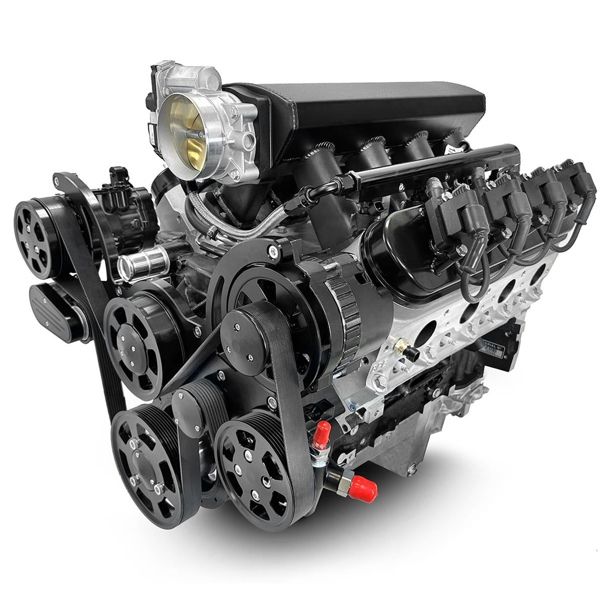 BluePrint Engines Pro Series Chevy LS 376 C.I.D. 530 HP EFI Base Dressed Long Block Crate Engine PSLS3765CTFKB