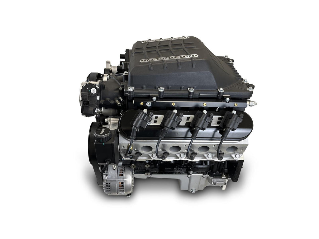 BluePrint Pro Series Chevy LS 376 C.I.D. 700 HP EFI Supercharged Deluxe Long Block Crate Engine PSLS3769SCTKB, high-performance LS engine, supercharged V8 crate motor, aftermarket performance engine, Chevy LS engine block, EFI supercharged long block