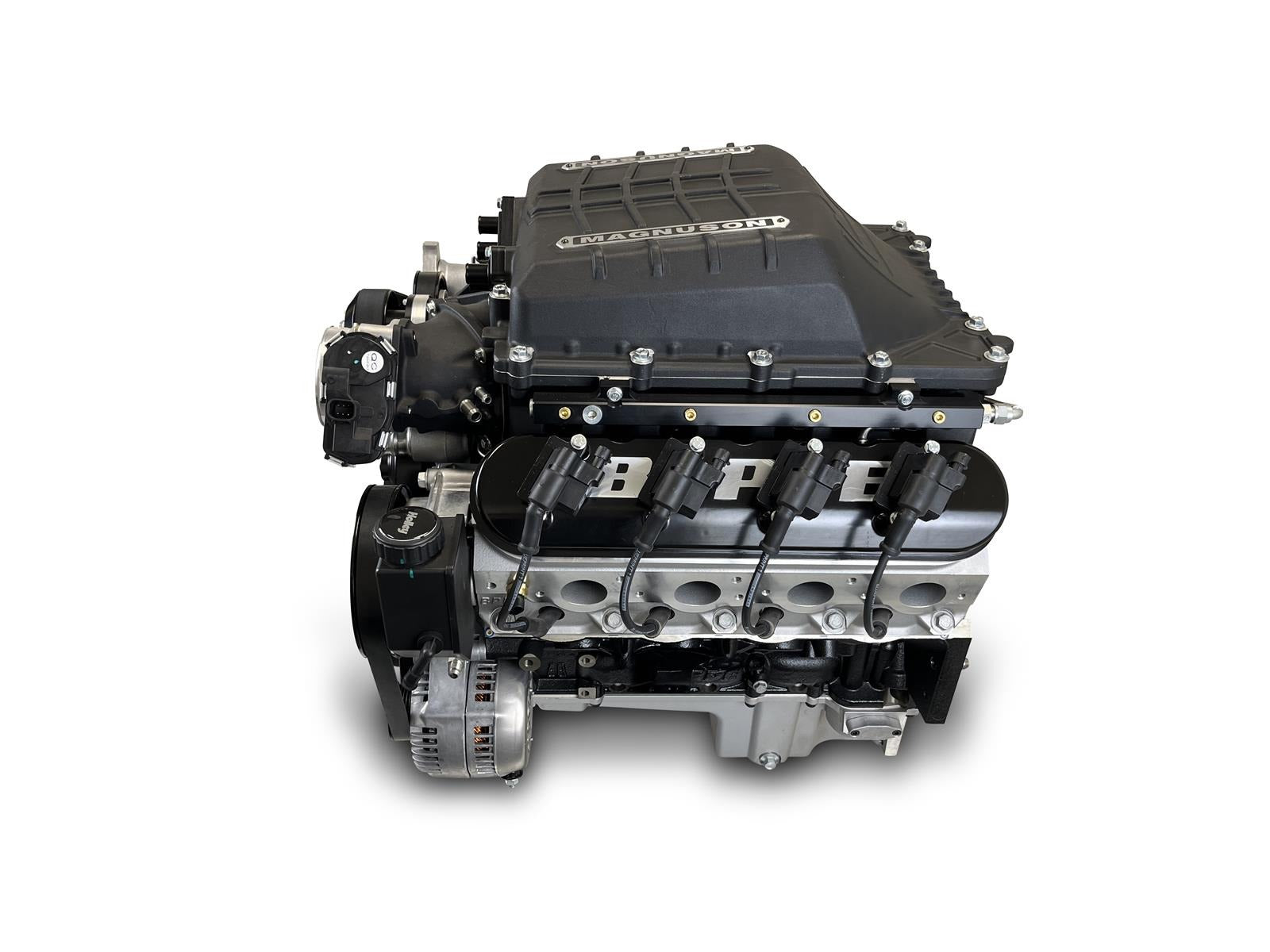BluePrint Pro Series Chevy LS 376 C.I.D. 700 HP EFI Supercharged Deluxe Long Block Crate Engine PSLS3769SCTKB, high-performance LS engine, supercharged V8 crate motor, aftermarket performance engine, Chevy LS engine block, EFI supercharged long block